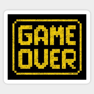 GAME OVER (YellowWorn) Sticker